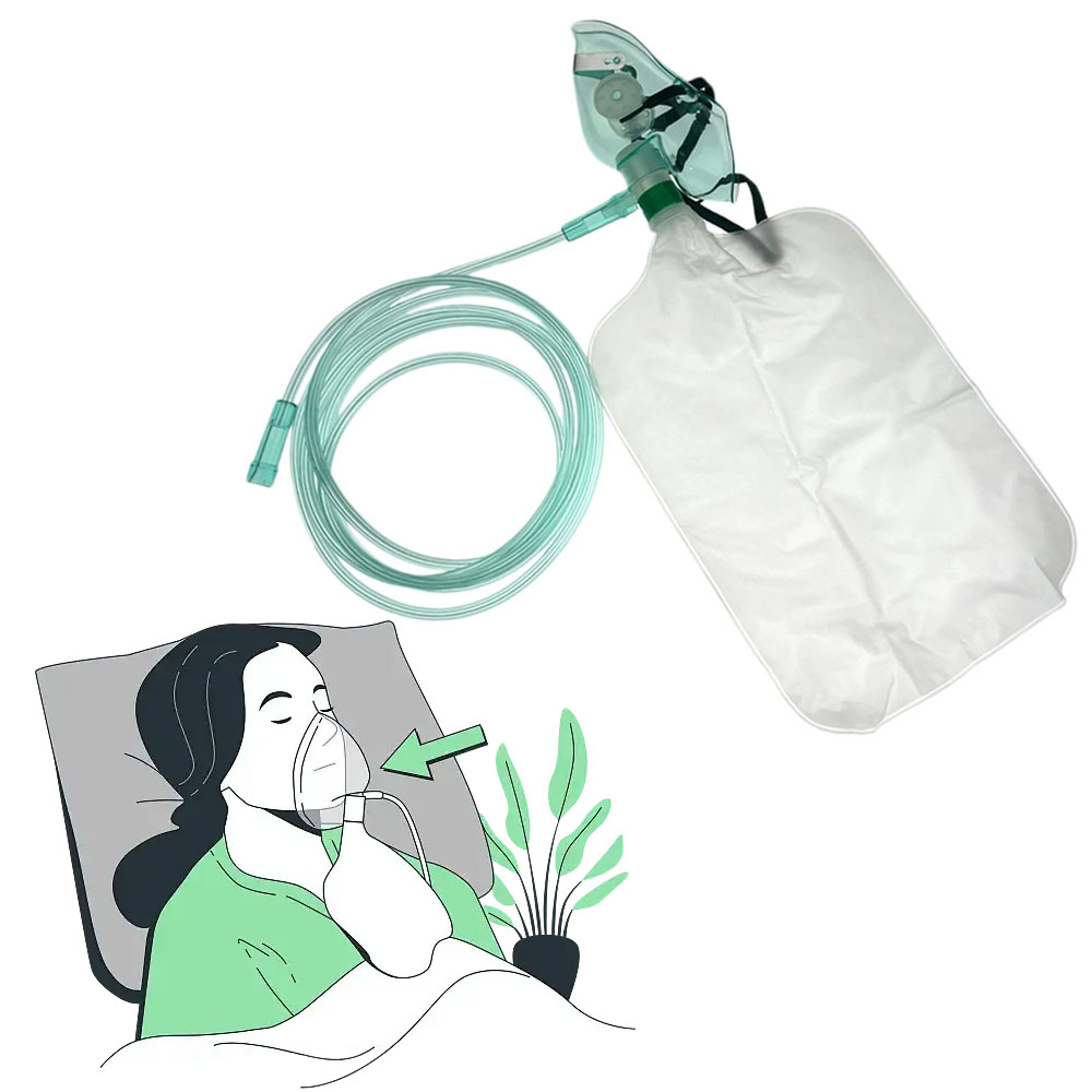 5-10Pcs Disposable Adult High  - Oxygen Mask Non-Rebreather review and price